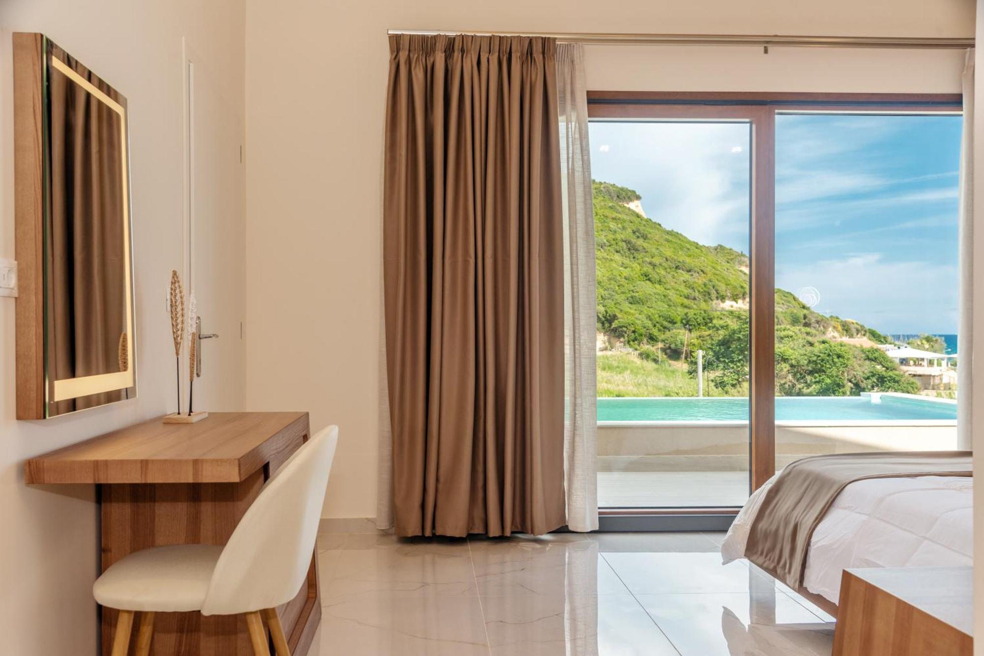 Villa Vasillis-Heated Swimming Pool With Infinity View Vitaládes Exterior foto