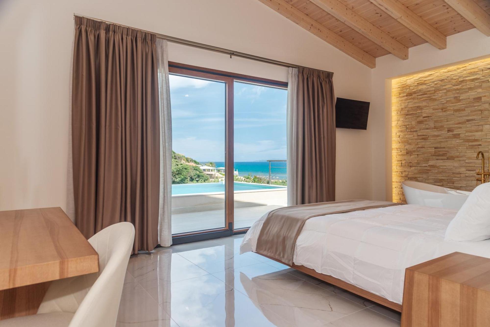 Villa Vasillis-Heated Swimming Pool With Infinity View Vitaládes Exterior foto